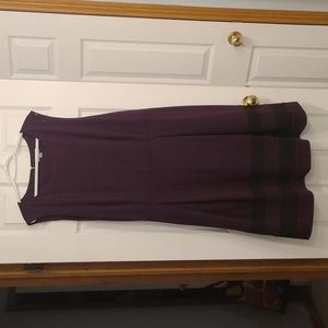 Calvin Klein Size 22W Purple Dress